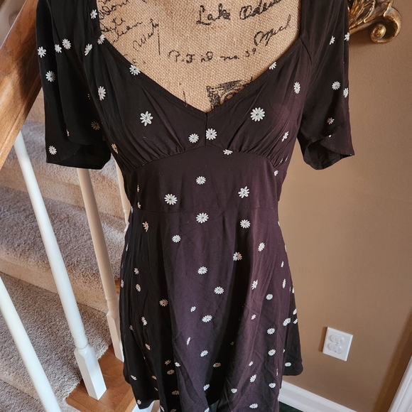 Abound Dresses New Black Daisy Summer Dress L Poshmark